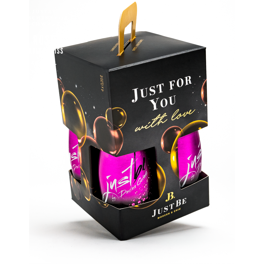 JustBe Rosé Davina Geiss - Geschenkbox in schwarz